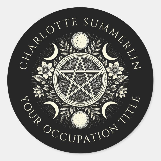 Adesivo Preto Celestial (Frente)