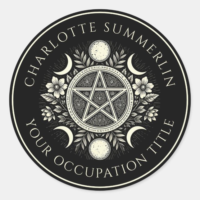 Adesivo Preto Celestial (Frente)