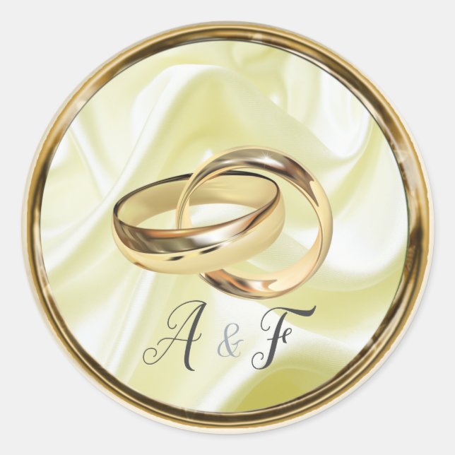 Adesivo Preto com Dourado na Seda de Champanhe (Frente)