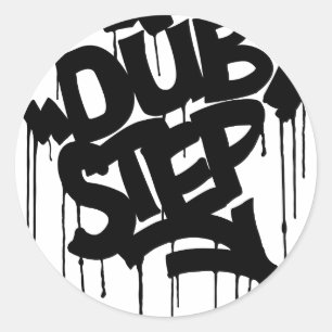 Adesivo Preto de Dubstep FatCap