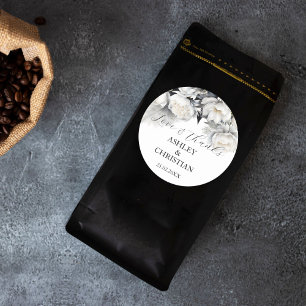 Adesivo Preto e branco boho favorito obrigado você