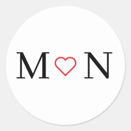 Adesivo Preto e branco clássico