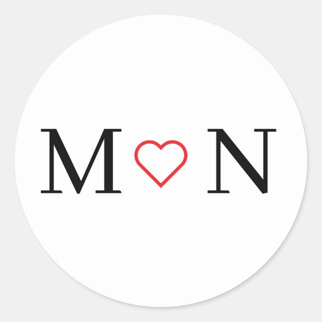 Adesivo Preto e branco clássico (Frente)