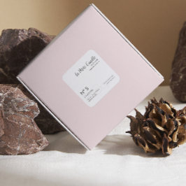 Adesivo preto e branco minimalista elegante