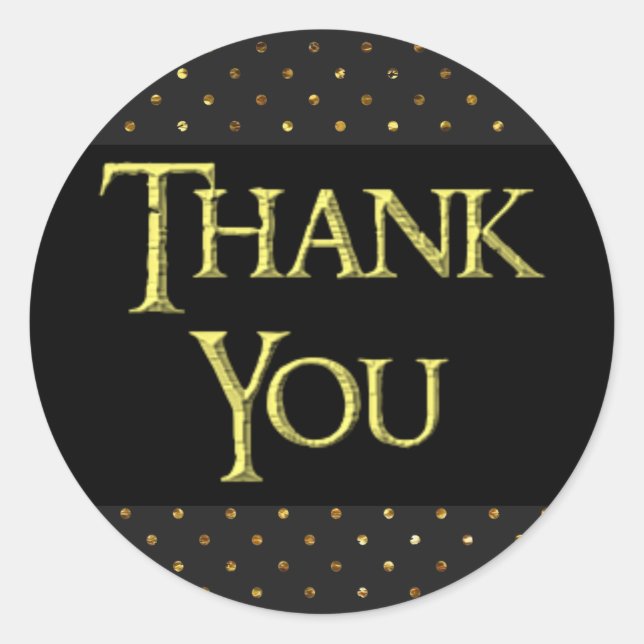 Adesivo Preto e moderno, obrigado, palerma (Frente)