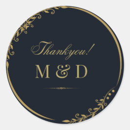 Adesivo Preto e ouro floral. Muito obrigado.