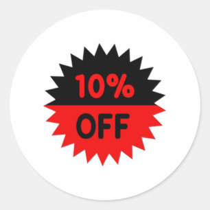 Adesivo Preto e Vermelho 10% Desligado