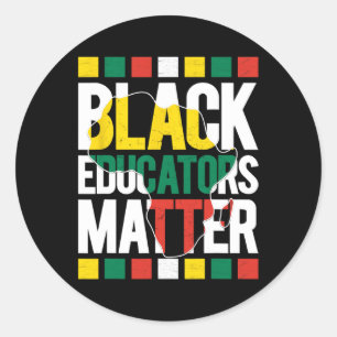 Adesivo Preto Educador Problema História Negra Orgulho do