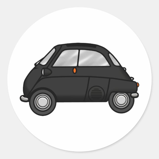 Adesivo preto isetta (Frente)