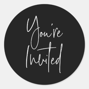 Adesivo Preto Minimalista Você é o Seletor de Envelope Con