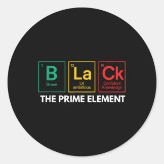 Adesivo Preto O Elemento Primário do Histórico Preto Perío
