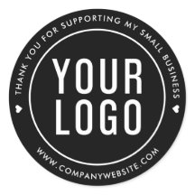 Preto Obrigado Por Apoiar Minha Pequena Empresa