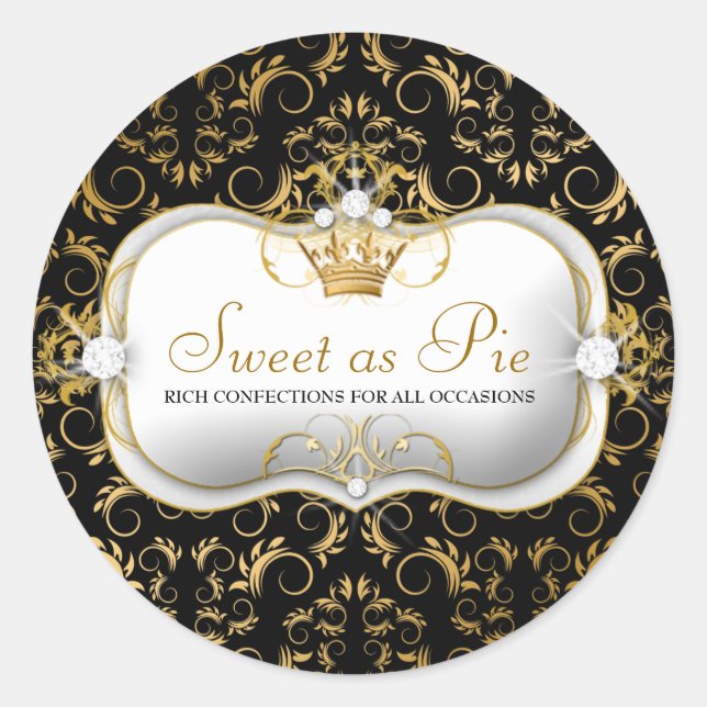 Adesivo Preto rico divino dourado de 311 Ciao Bella (Frente)