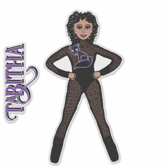 Adesivo Preto Total Faísca Dancer #2 (Frente)