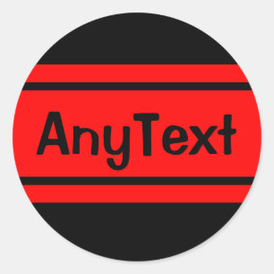 Adesivo Preto Vermelho Raça Rasga Qualquer Vinheta De Text