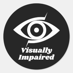 Adesivo Preto Visualmente Imparado