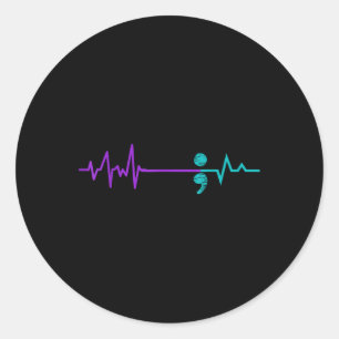 Adesivo Prevenção ao suicídio Camisa Sensibilização Semico