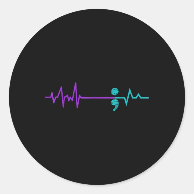 Adesivo Prevenção ao suicídio Camisa Sensibilização Semico (Frente)