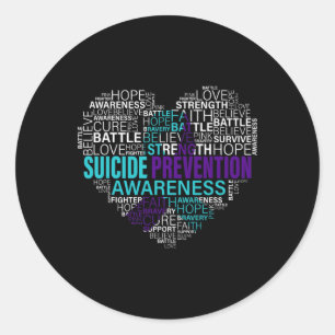 Adesivo Prevenção e conscientização combatem esperanças gu