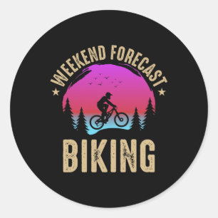 Adesivo Previsão de fim de semana Ciclismo Ciclismo de mon