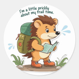 Adesivo Pricker Hedgehog - Punny Outdoor Adventure