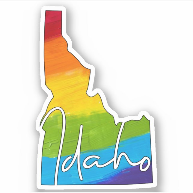 Adesivo PRIDE Idaho State (Frente)