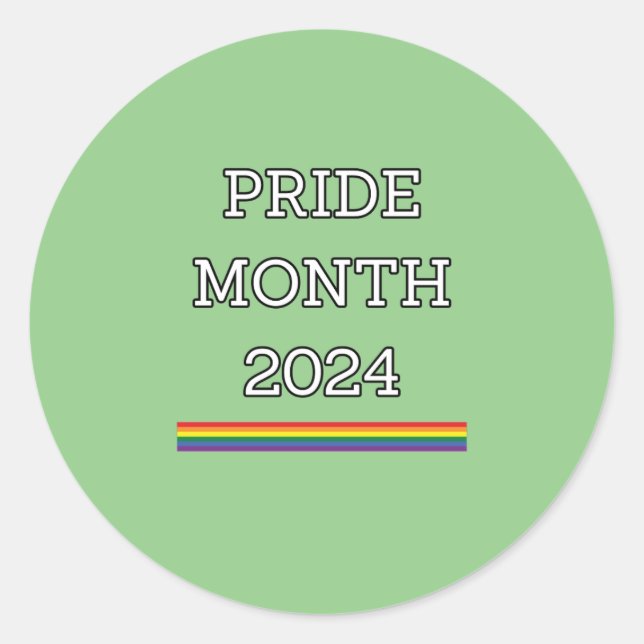 Adesivo PRIDE MONTH 2024, lgbtq (Frente)