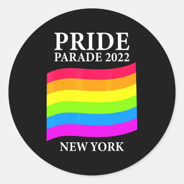 Adesivo Pride Parade 2022 New York City _1  (Frente)