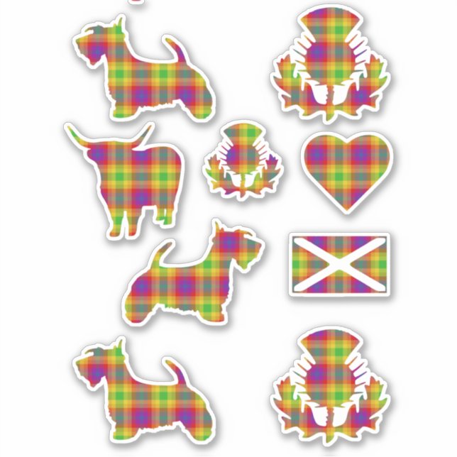 Adesivo Pride Tartan (Frente)