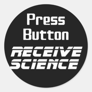Adesivo Prima Button Receie Science Sticker