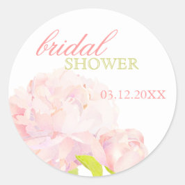Adesivo Primavera Blush Peony Chá de panela