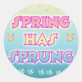 Adesivo Primavera Com Sprung Sticker