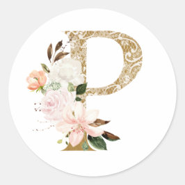 Adesivo Primavera de casamento MONOGRAM P