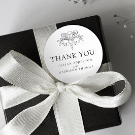 Adesivo Primavera fleur de lis elegante obrigado de casame