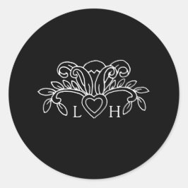 Adesivo Primavera fleur de lis style elegante Sticker