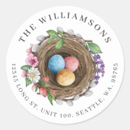 Adesivo Primavera Floral Aninho e Ovos Pintados