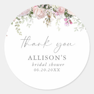 Adesivo Primavera Floral Obrigado Seal