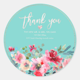 Adesivo Primavera Flowers|Thank You|DIY Bckgrnd