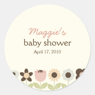 Adesivo Primavera Garden Favor Stickers or Gift Tag Sticke