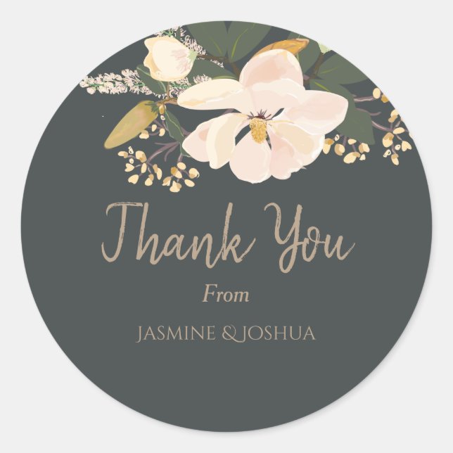 Adesivo Primavera Magnolia Buquê Flor (Frente)