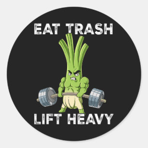 Adesivo Primavera Onion Gym Treino De Peso Coma Lixo Levan