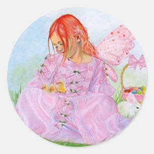 Adesivo Primavera Páscoa Fairy Bunny Sticker