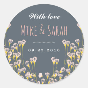 Adesivo Primavera Rustic Flower Garden Weding Sticker