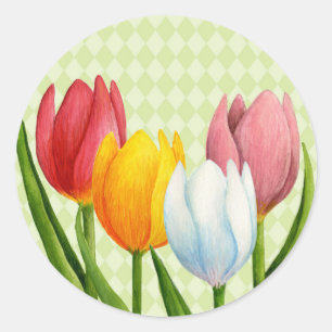 Adesivo Primavera Tulips Sticker