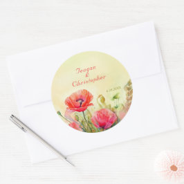 Adesivo Primavera Watercolor Flower Boho Wedding