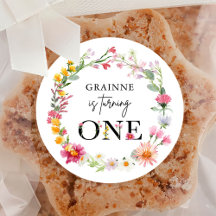 Primavera Wildflower First Festa de aniversário Cl