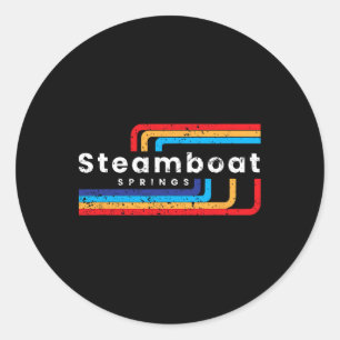 Adesivo Primaveras a vapor Colorado Skiage Vintage Steambo