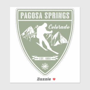 Adesivo Primaveras de Ski Pagosa Colorado