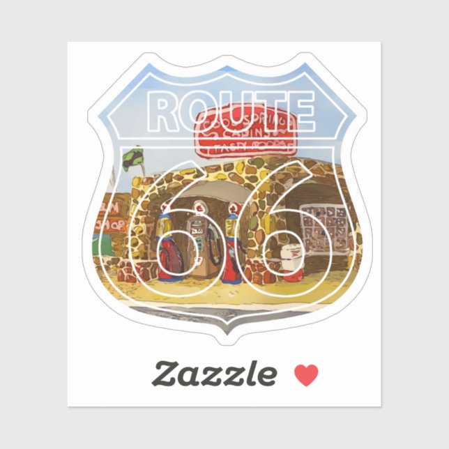 Adesivo Primaveras legal na Rota 66 (Folha)