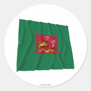 Adesivo Primeira bandeira dos rifles de Pensilvânia